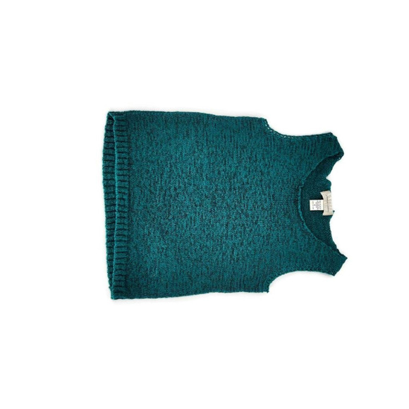 Lemon Grass Womens Tank Top Turquoise Green Heathered Sleeveless Scoop Neck M - Picture 7 of 11